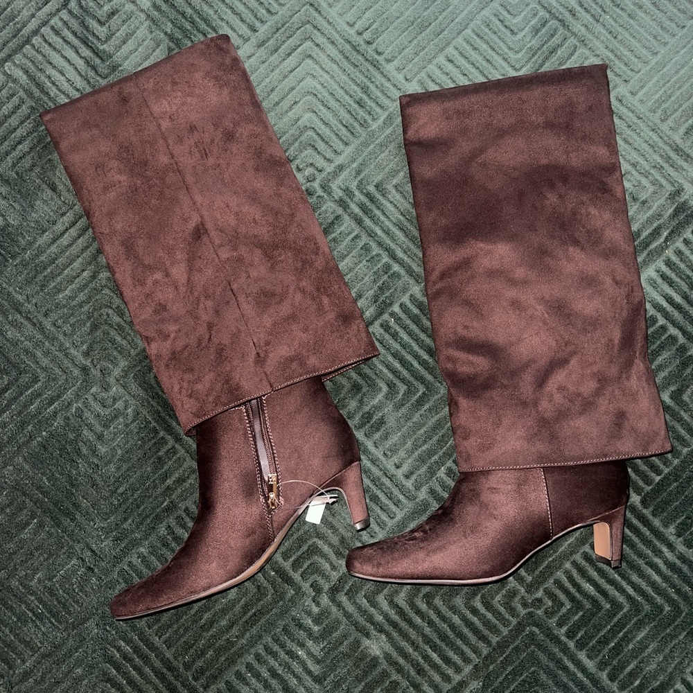 New York & Company Chocolate Heeled Boots